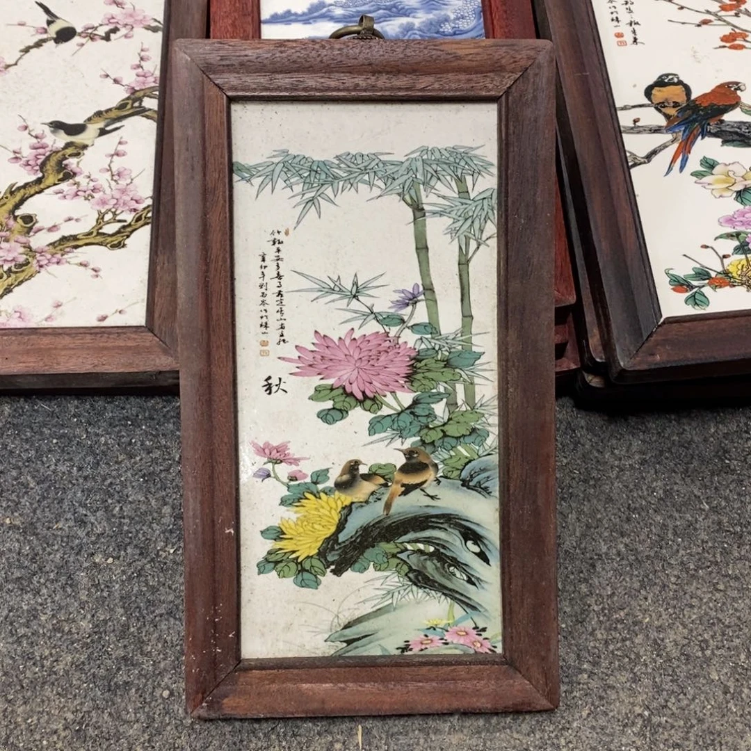 瓷30*16 景德镇瓷板画柴窑烧制