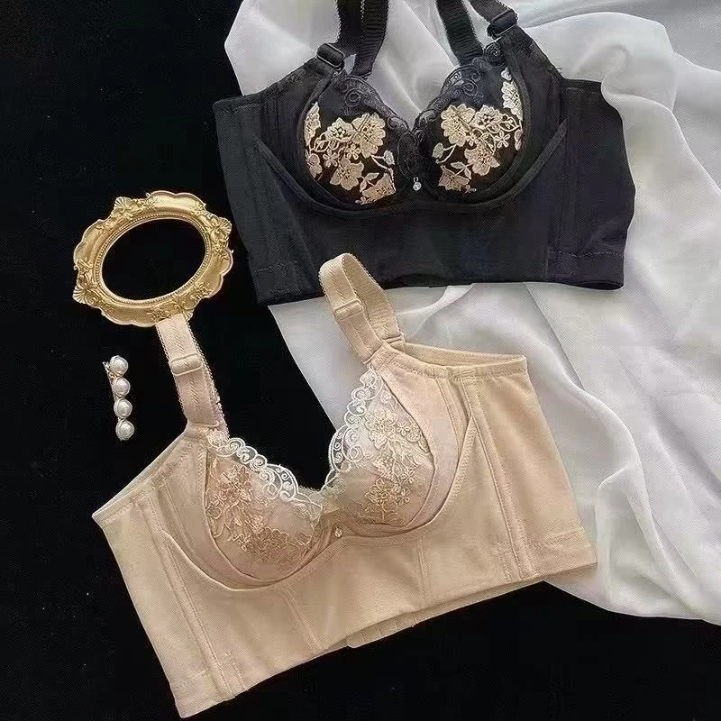 美体文胸调整型短文 聚拢上托收副乳舒适薄款文胸