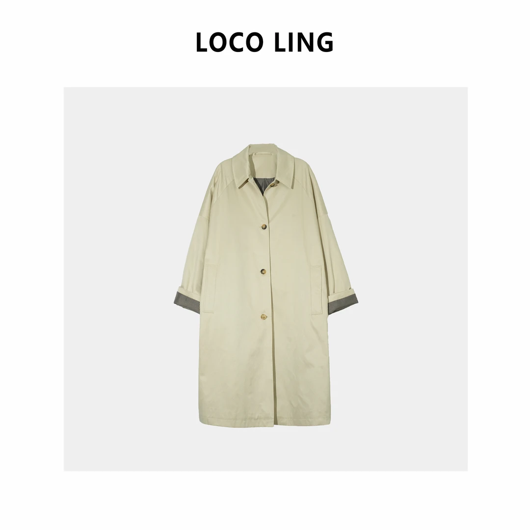 LOCO LING明星风衣 外m订单同源25春季新款风衣外套LOFY06