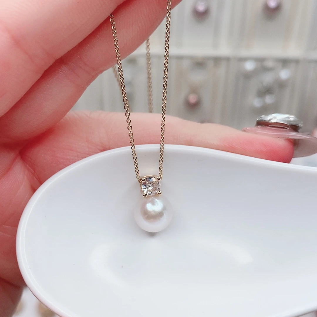 合金吊坠(赠链)淡水珍珠