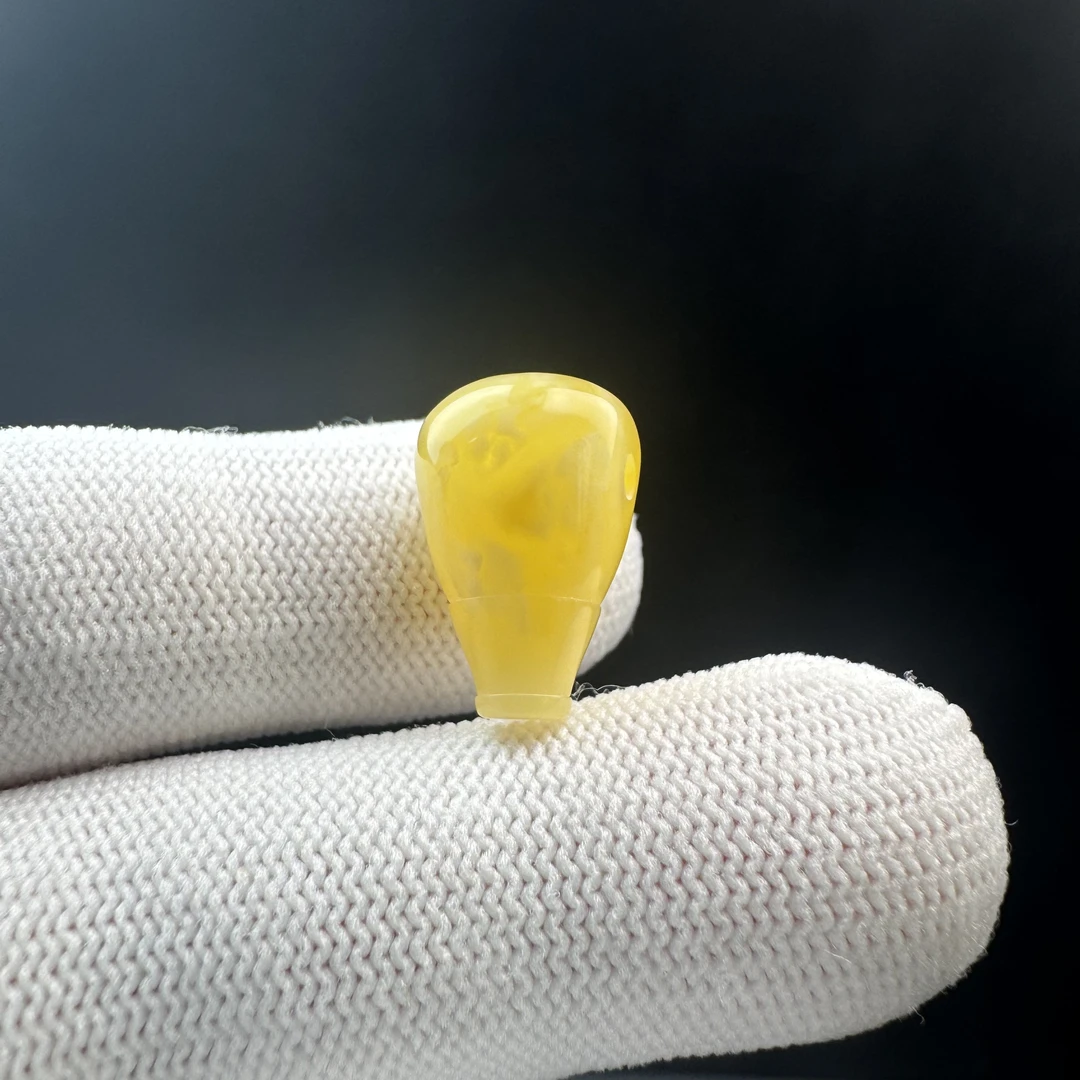 Z3895天然原矿蜜蜡 三通 11*18mm支持复检