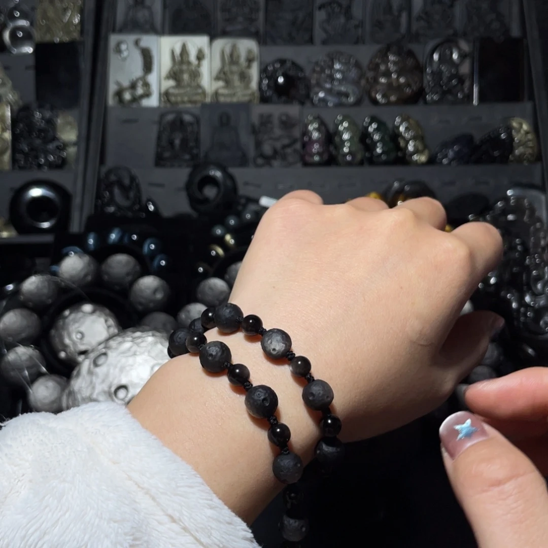 浣***水黑曜岩未镶嵌珠宝奇石