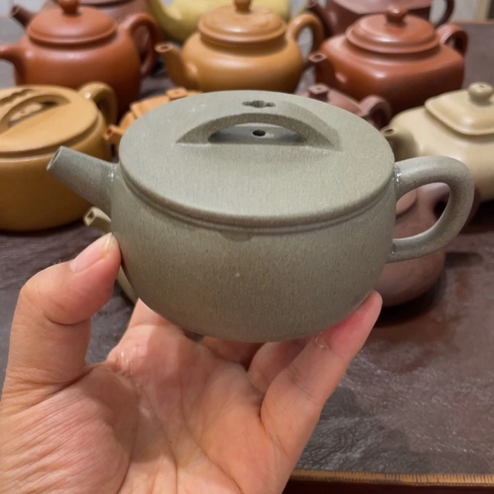 茶壶紫砂青段小汉瓦
