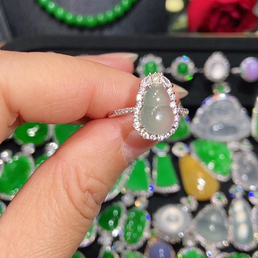 【闪购商品】翡翠戒指未镶嵌天然翡翠