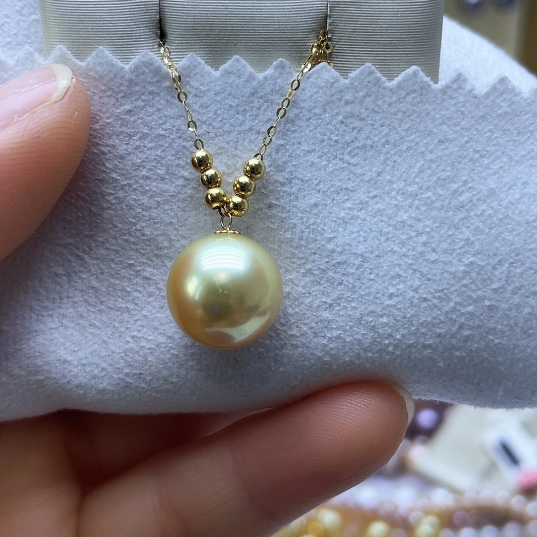 海水珍珠颈饰18K金镶嵌