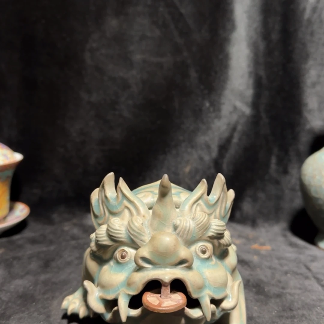 摆件陶瓷器招财金蟾摆件