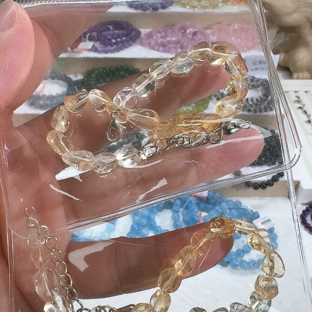 水晶手链未镶嵌黄水晶