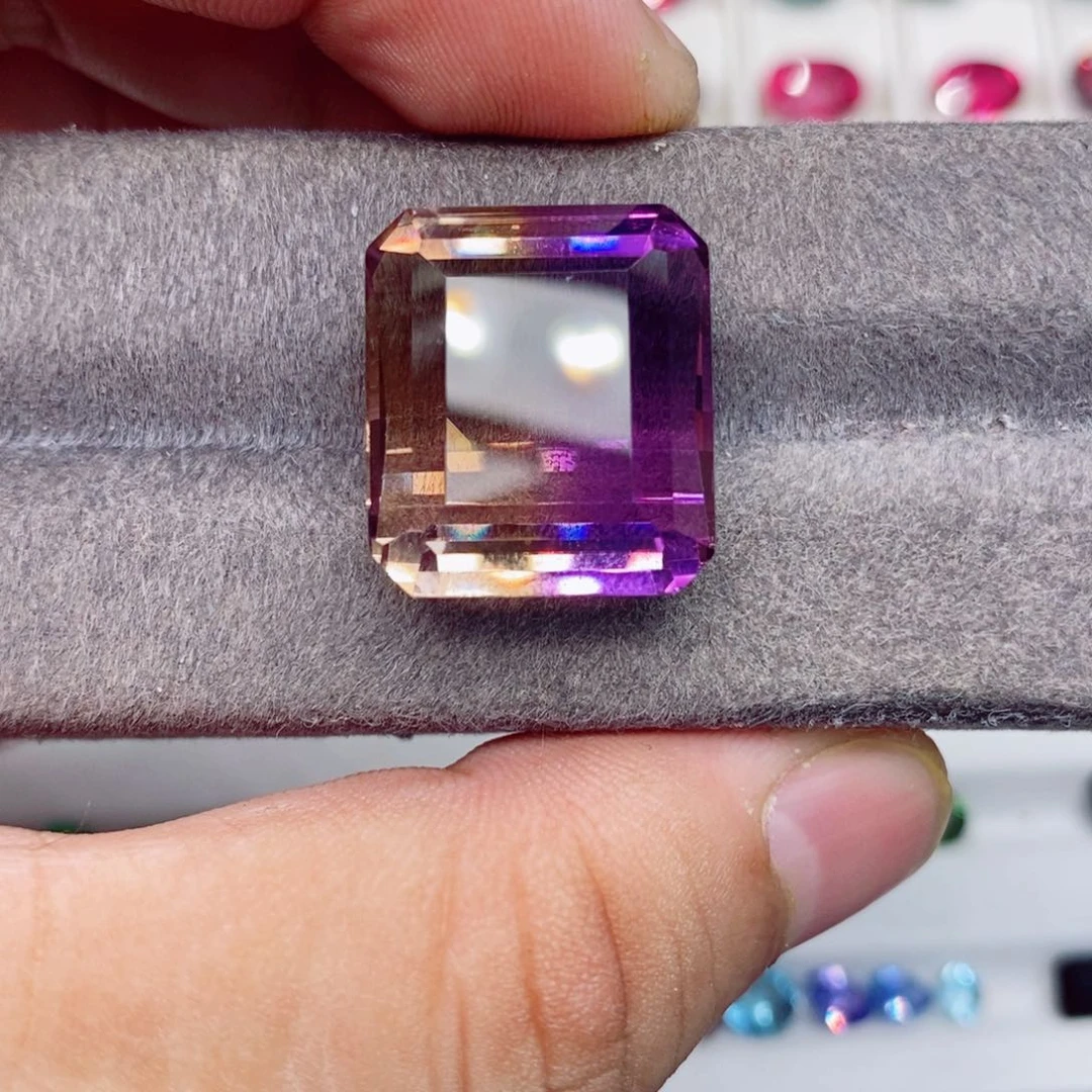 水晶裸石未镶嵌紫水晶29.74克拉