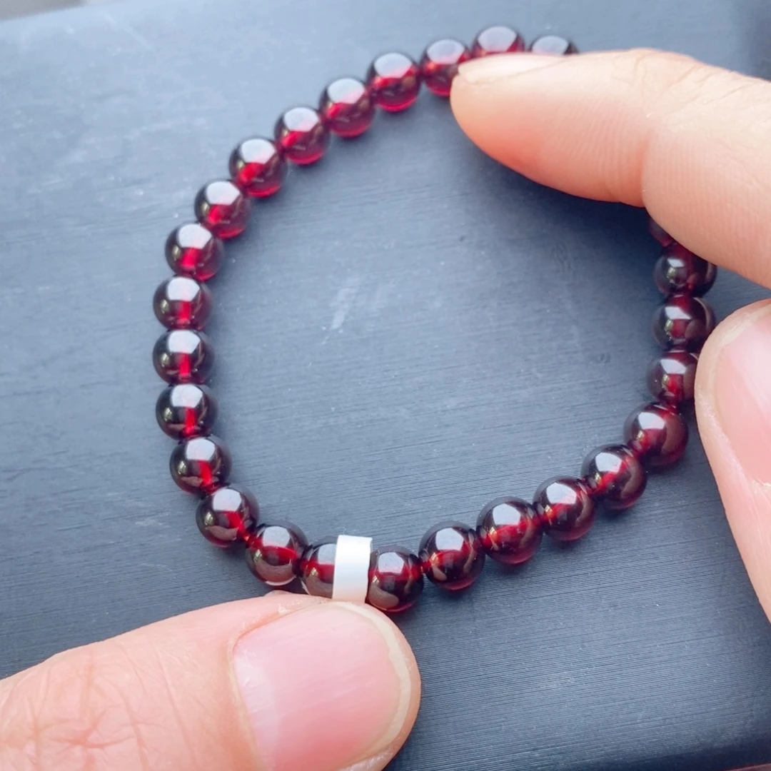 手链未镶嵌石榴石天然6.2专柜大漏