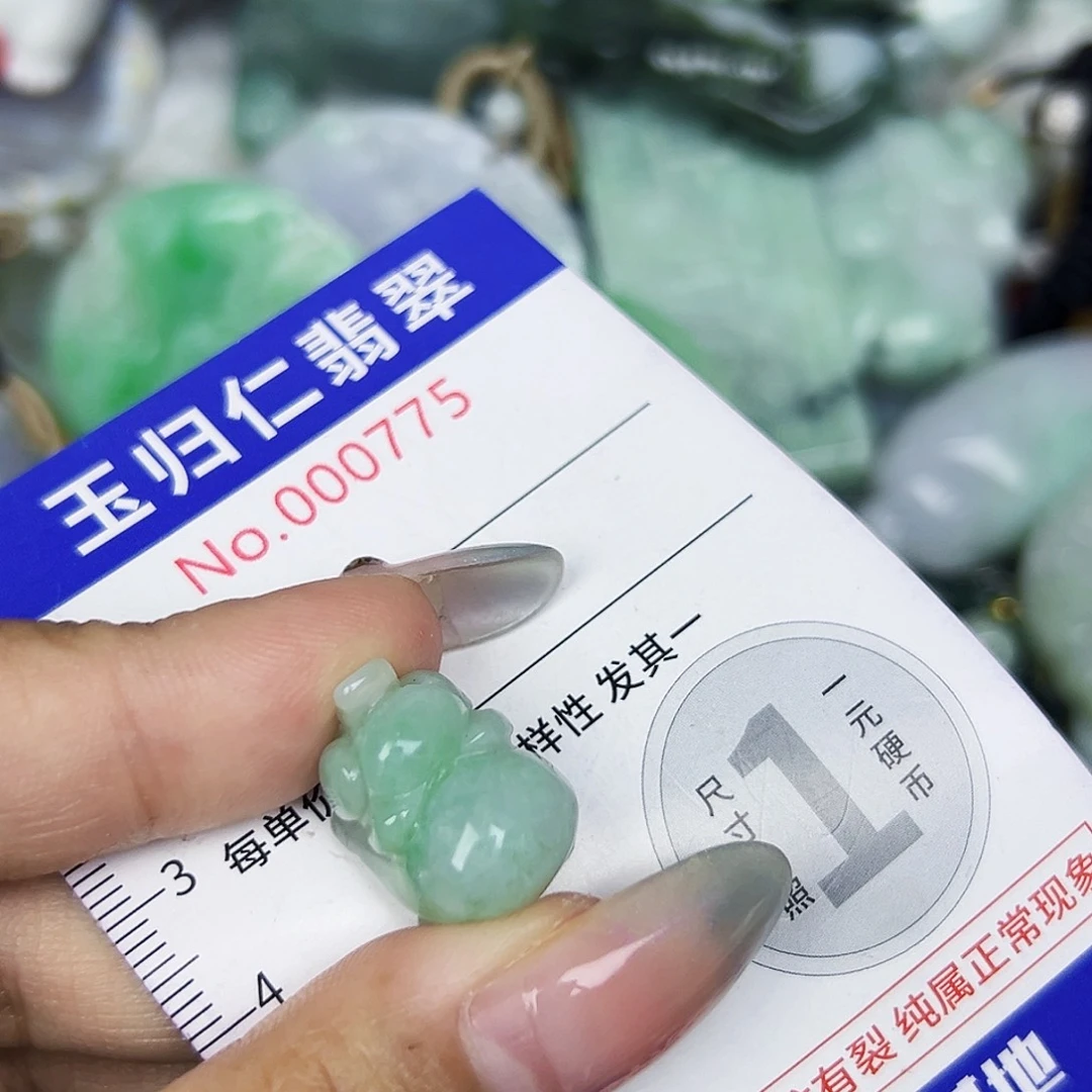 翡翠未镶嵌吊坠(不含链)111