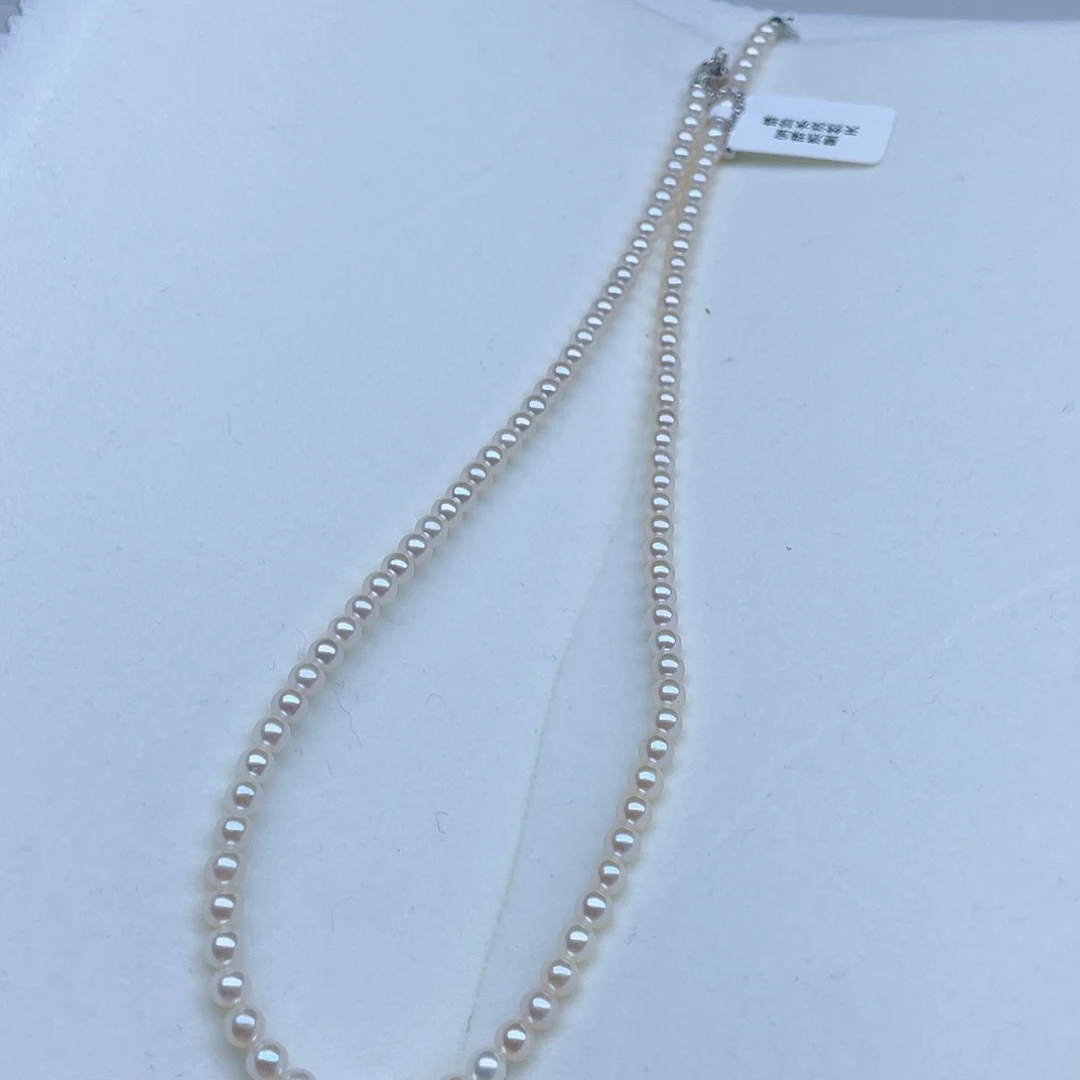 淡水珍珠银S925镶嵌颈饰