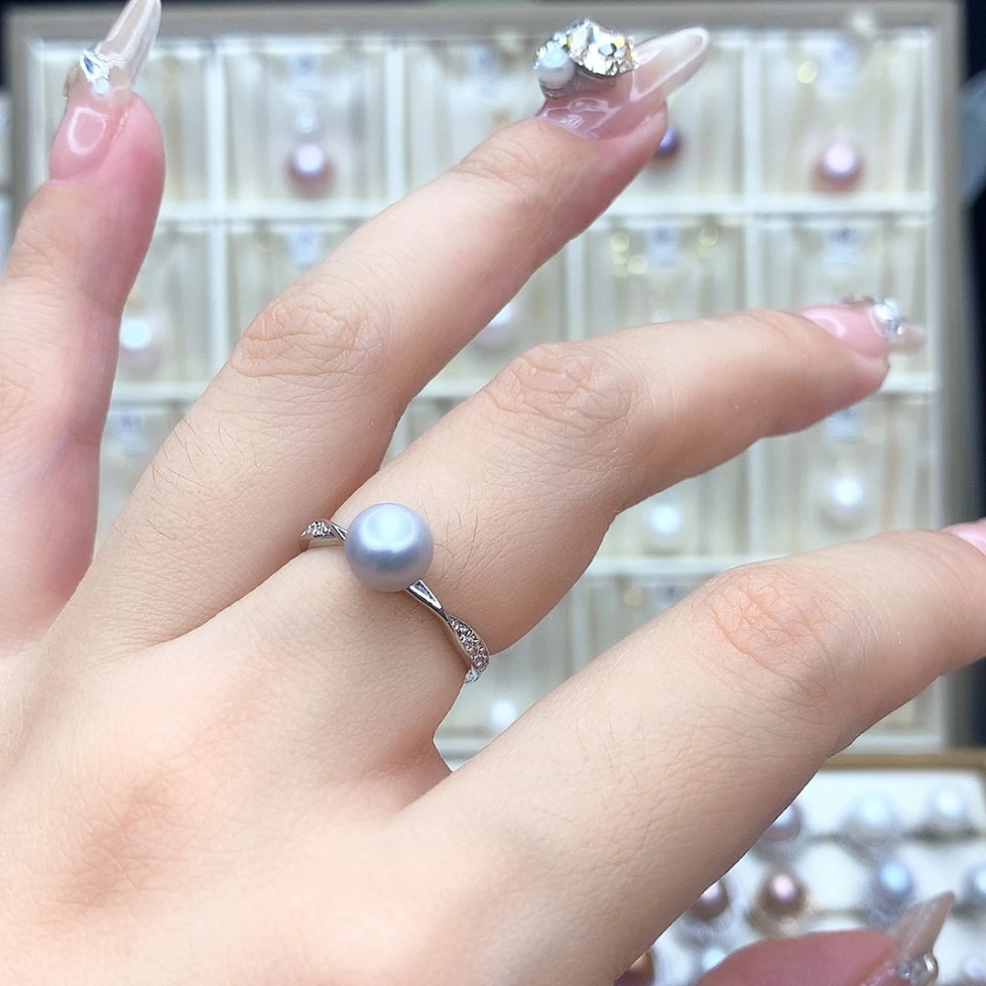 淡水珍珠合金颈饰