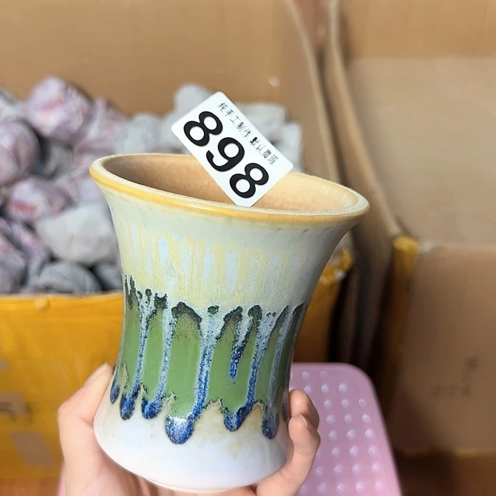 景德镇手工陶瓷盆 口10