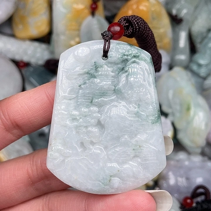 颈饰未镶嵌翡翠翡翠