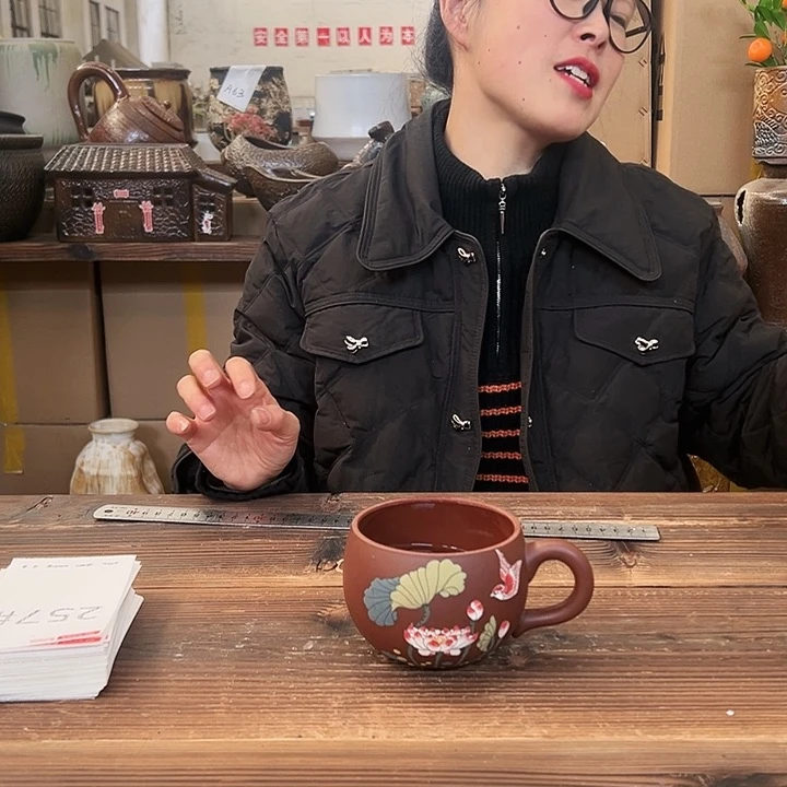 紫砂花盆荷花圆滚滚888888888