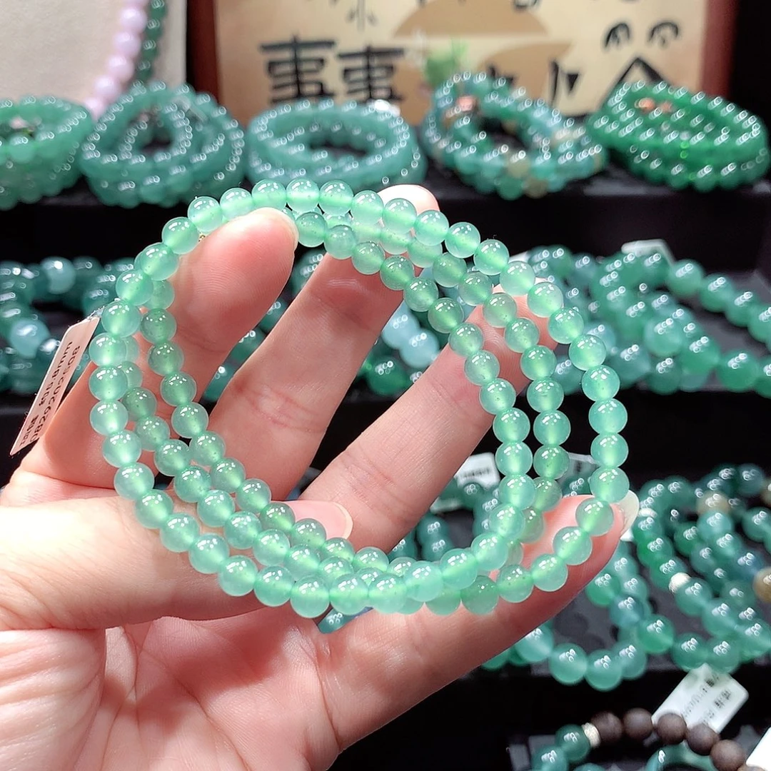 翡翠未镶嵌手链卡6