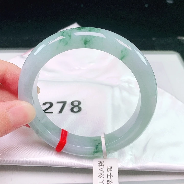 翡翠未镶嵌手镯60.8圈口278