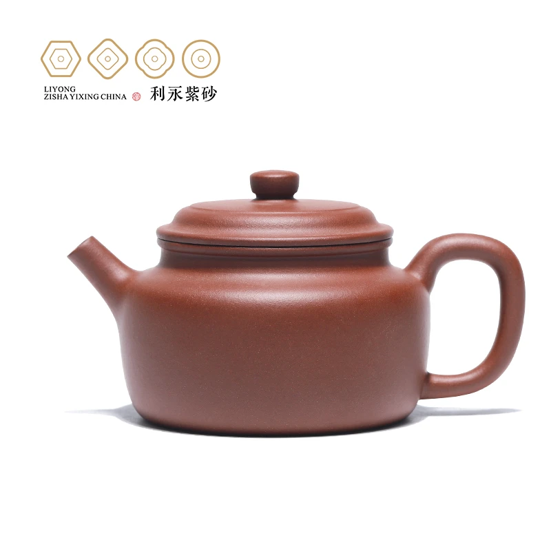 百年利永嘉庆德钟原矿龙血砂220CC宜兴紫砂壶