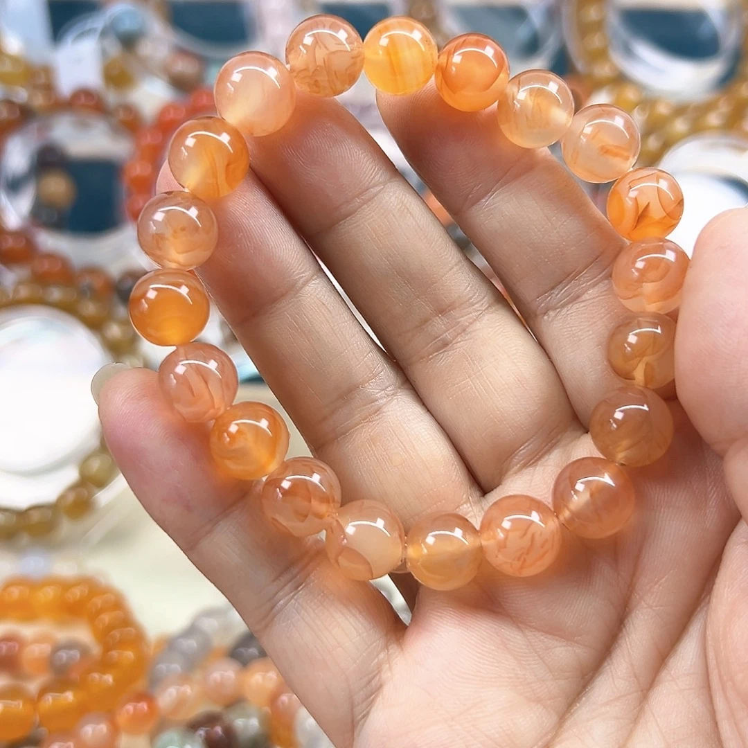 玛瑙/玉髓颈饰合金