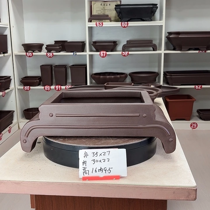 紫砂花盆大号汉台