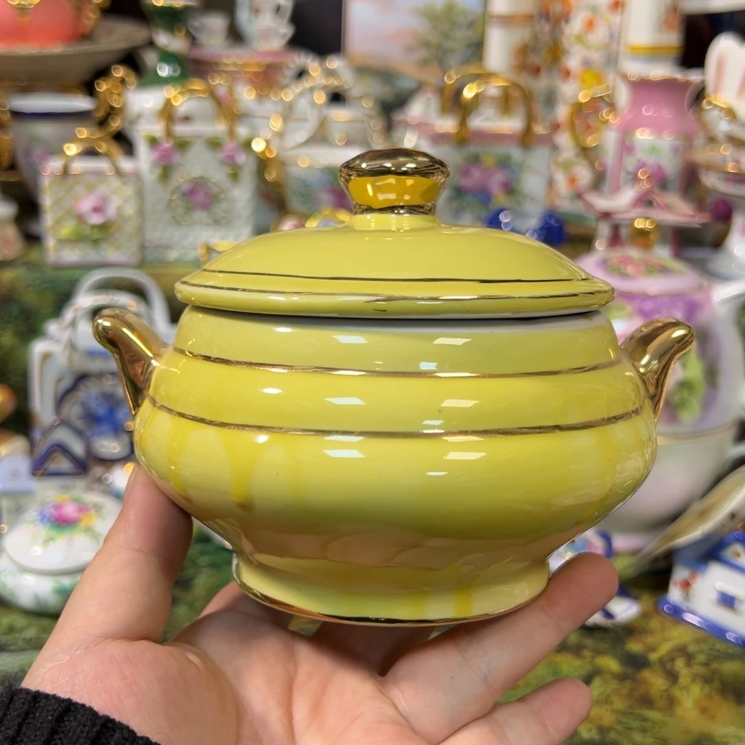 摆件鹿与海陶瓷家居瑕疵慎拍不退不换