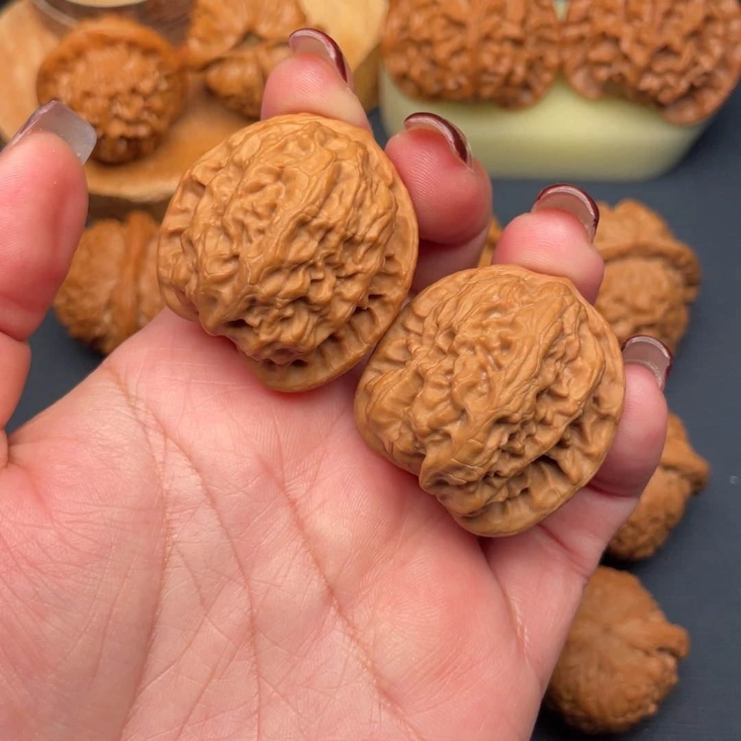 文玩核桃把件全品无修35野狼