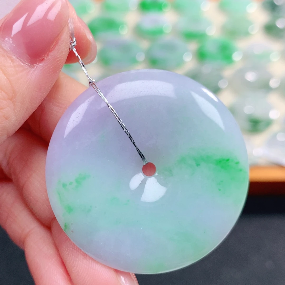 翡翠未镶嵌颈饰43-6.8