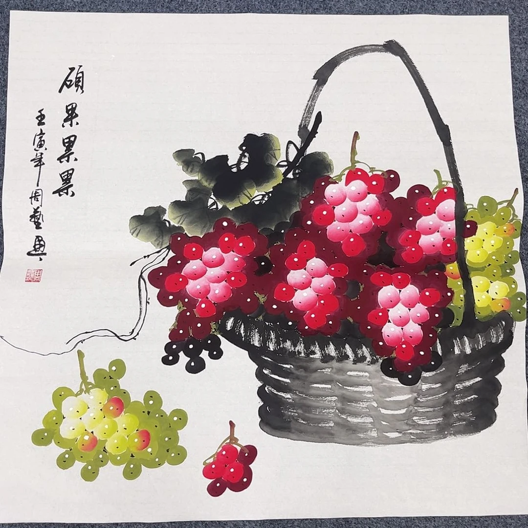 国画国画作品宣纸纯手绘