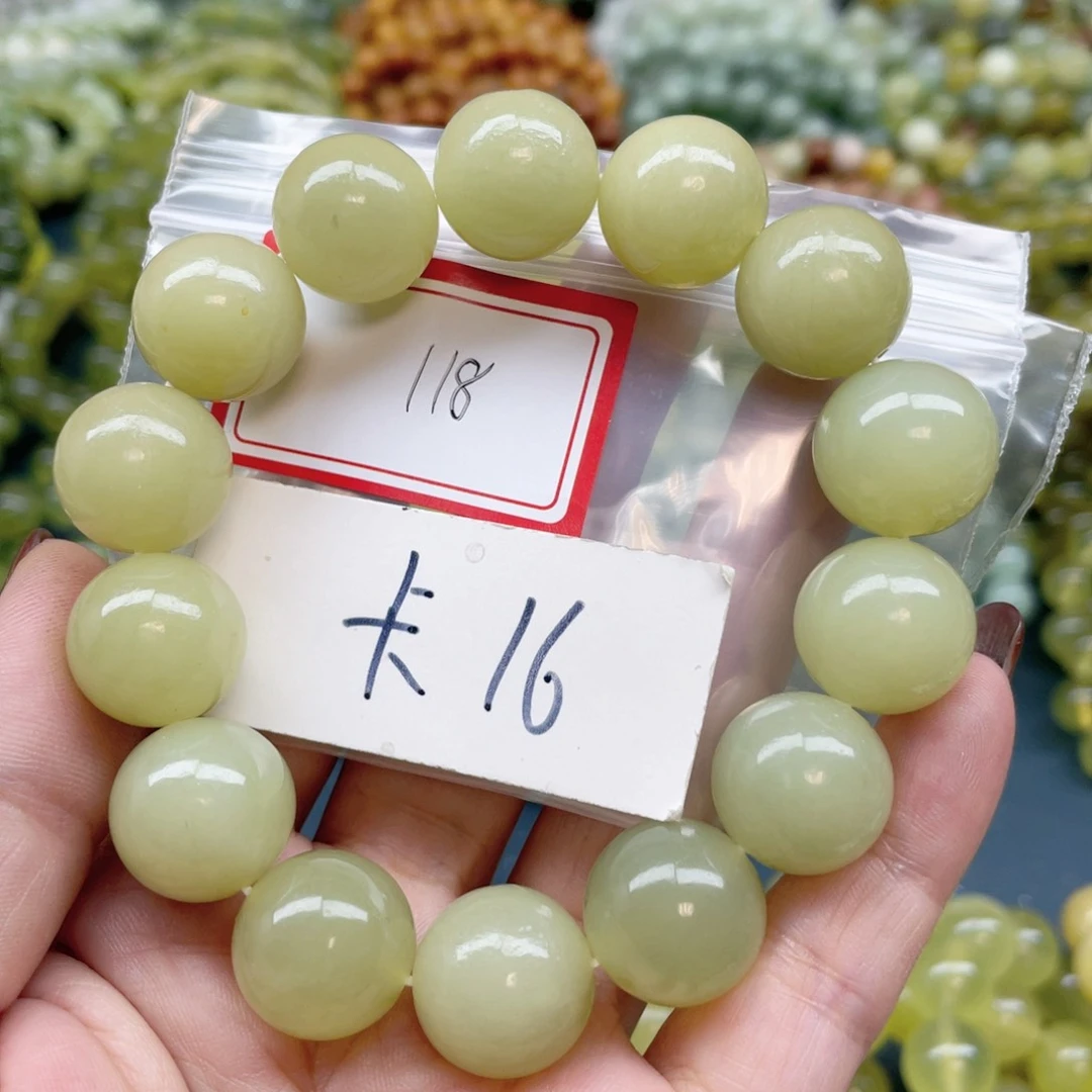 未镶嵌蛇纹石玉手串