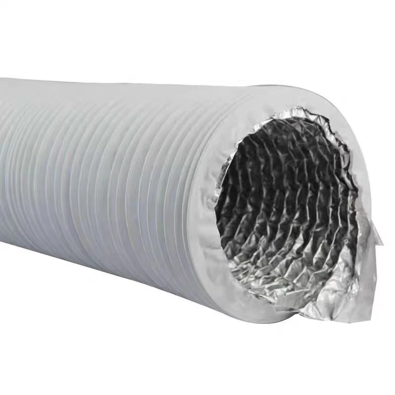 复合管波纹管 pvc双层铝箔复合管空调通风管油烟机排烟管伸缩软管