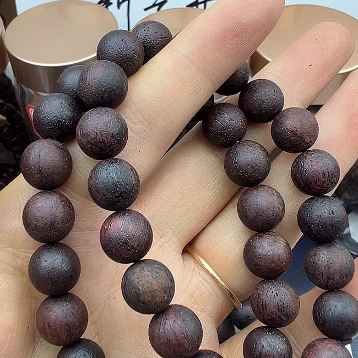 藤类缅甸东枝小叶降真香红油1.0圆珠满油结晶