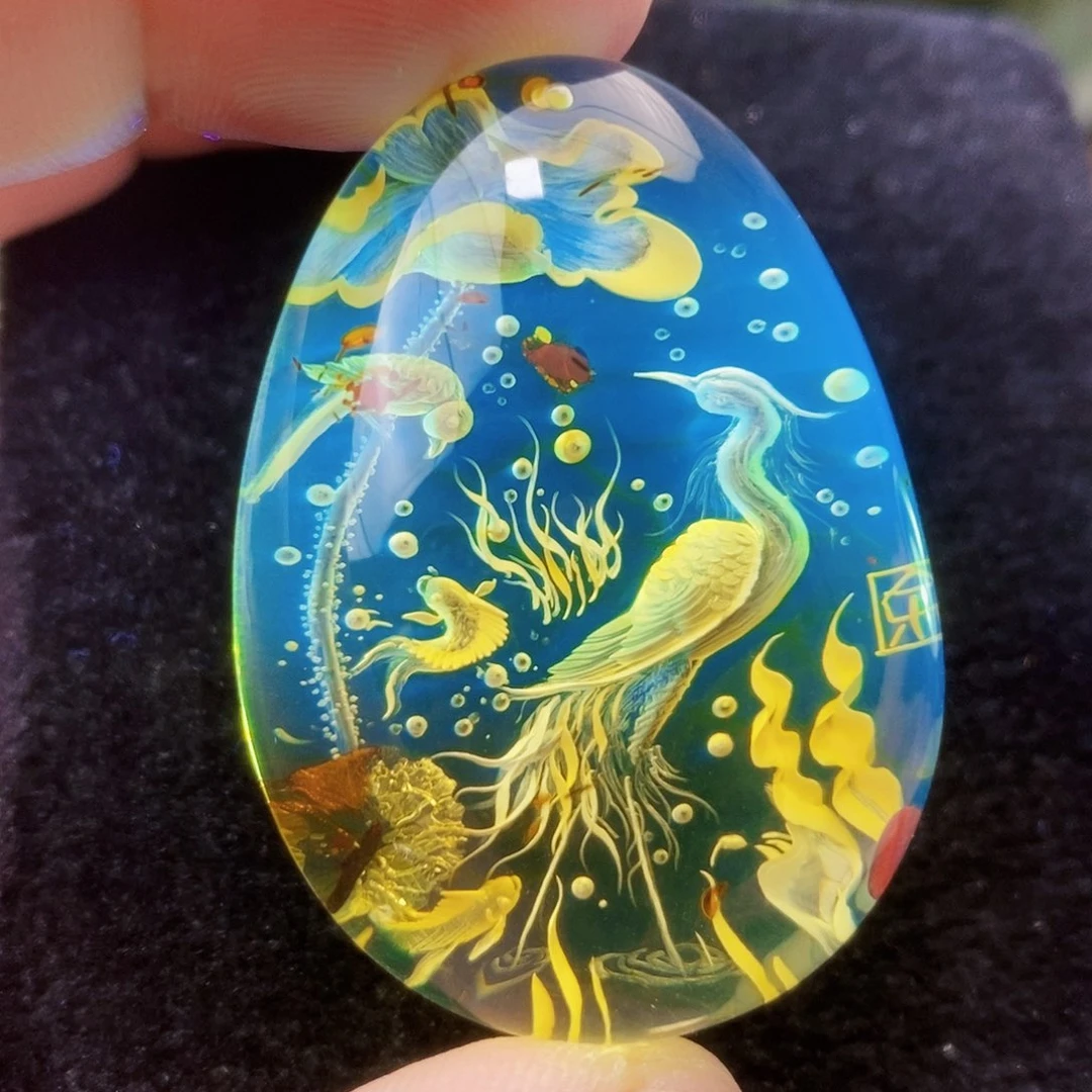 【闪购商品】琥珀（花珀）吊坠(不含链)未镶嵌
