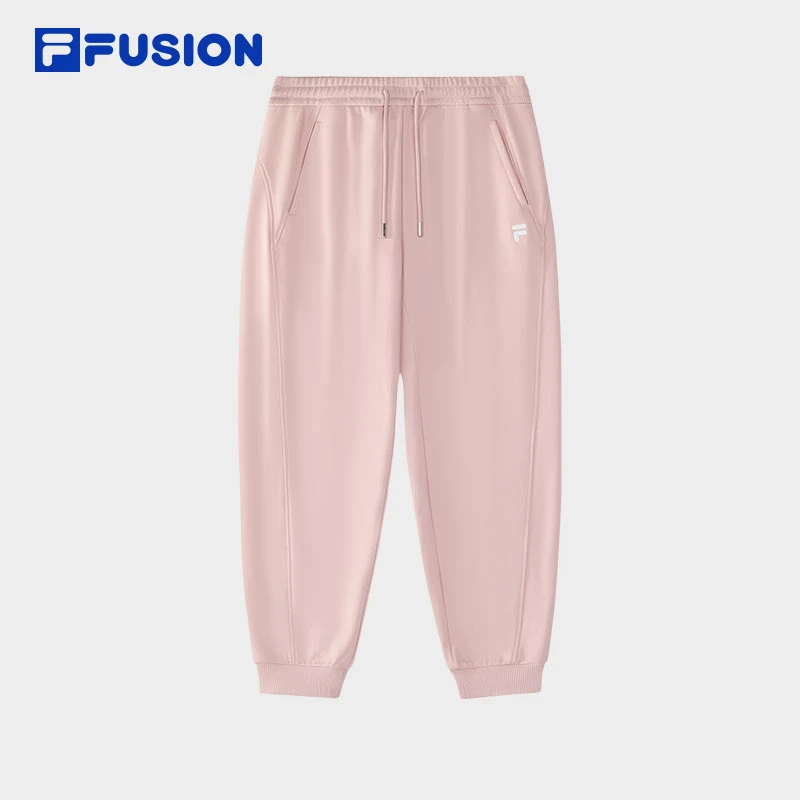 FILA FUSION斐乐潮牌针织长裤女25秋新宽松休闲运动裤T11W515605F