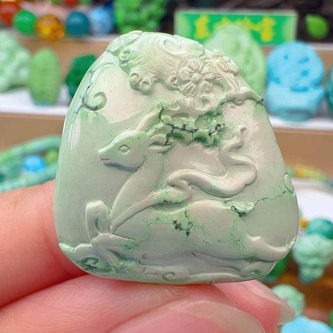 未镶嵌绿松石项链