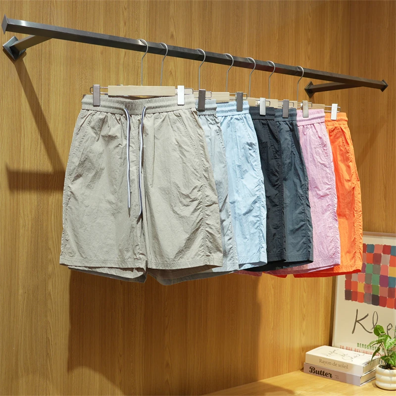 夏季情侣款休闲短裤透气舒适凉爽速干沙滩裤百搭运动五分裤ZJ208