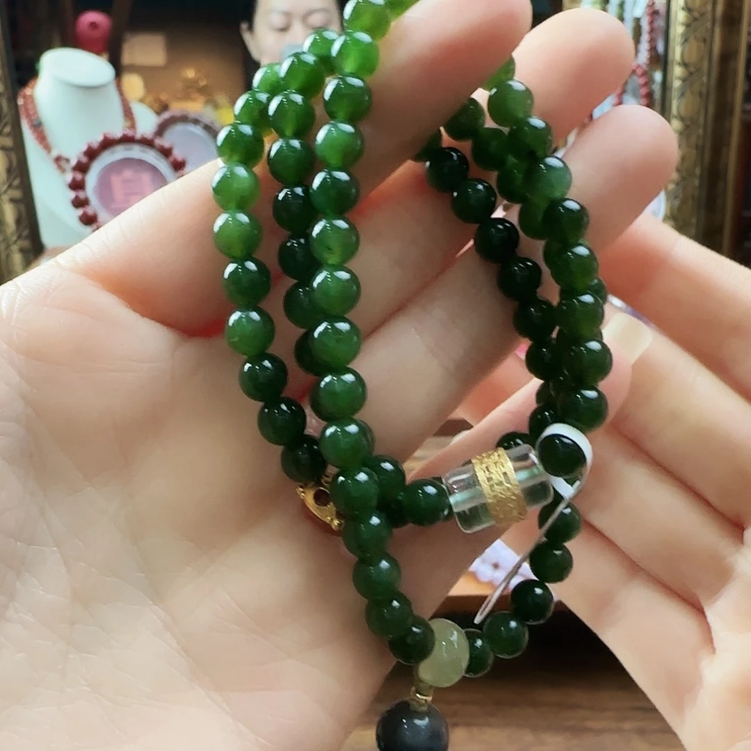 未镶嵌手链和田玉（糖玉）T001