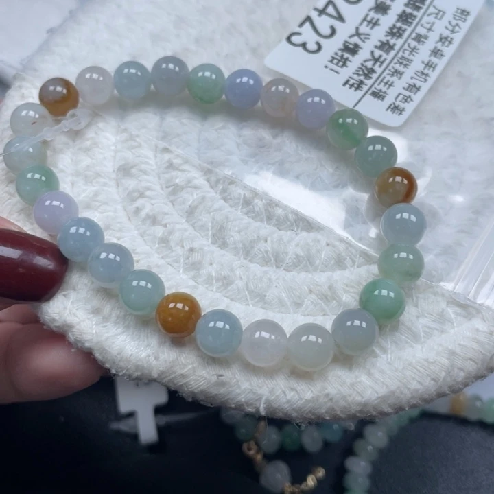 未镶嵌手链翡翠天然A货缅甸翡翠7.5