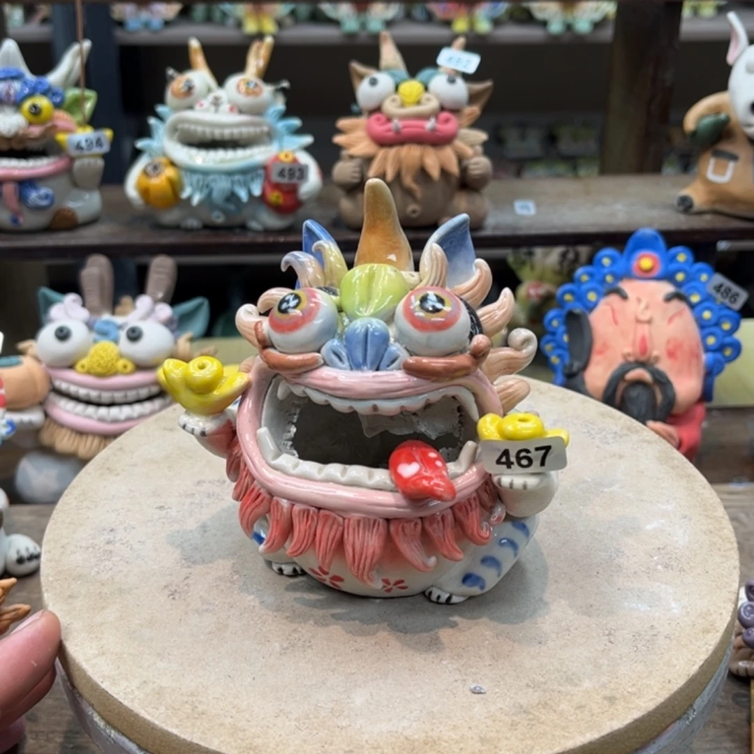 ****陶瓷纯手工抽象陶瓷摆件特惠467