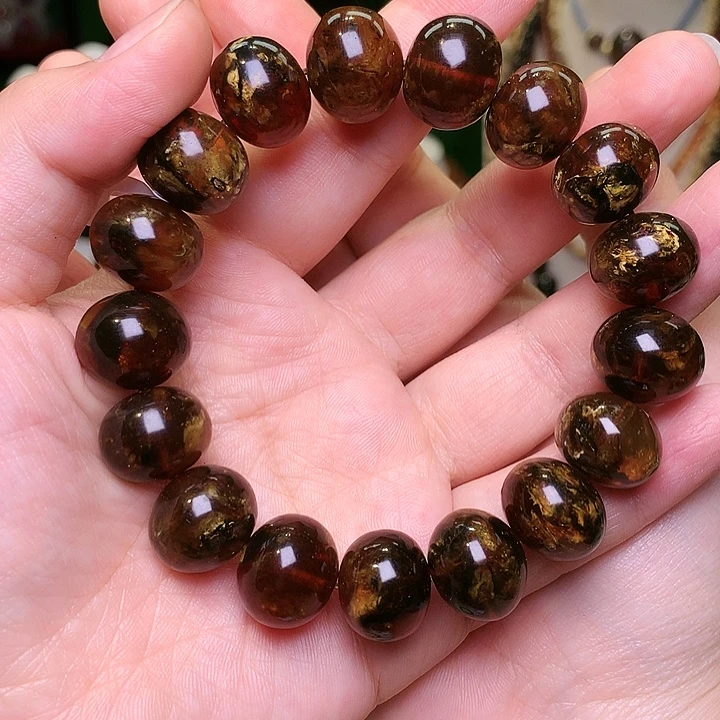 琥珀未镶嵌裸石抚顺琥珀15-474