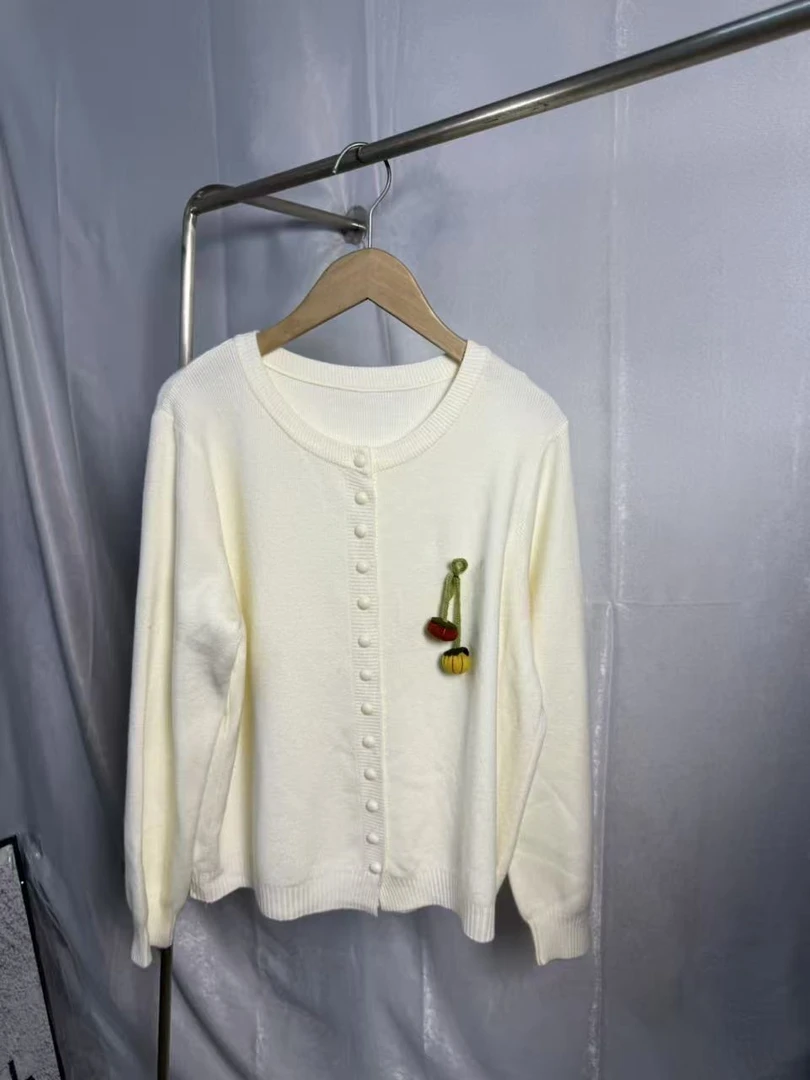 女条纹秋季毛衣针织毛针织衫开衫圆领毛衫十二福利款介意勿拍