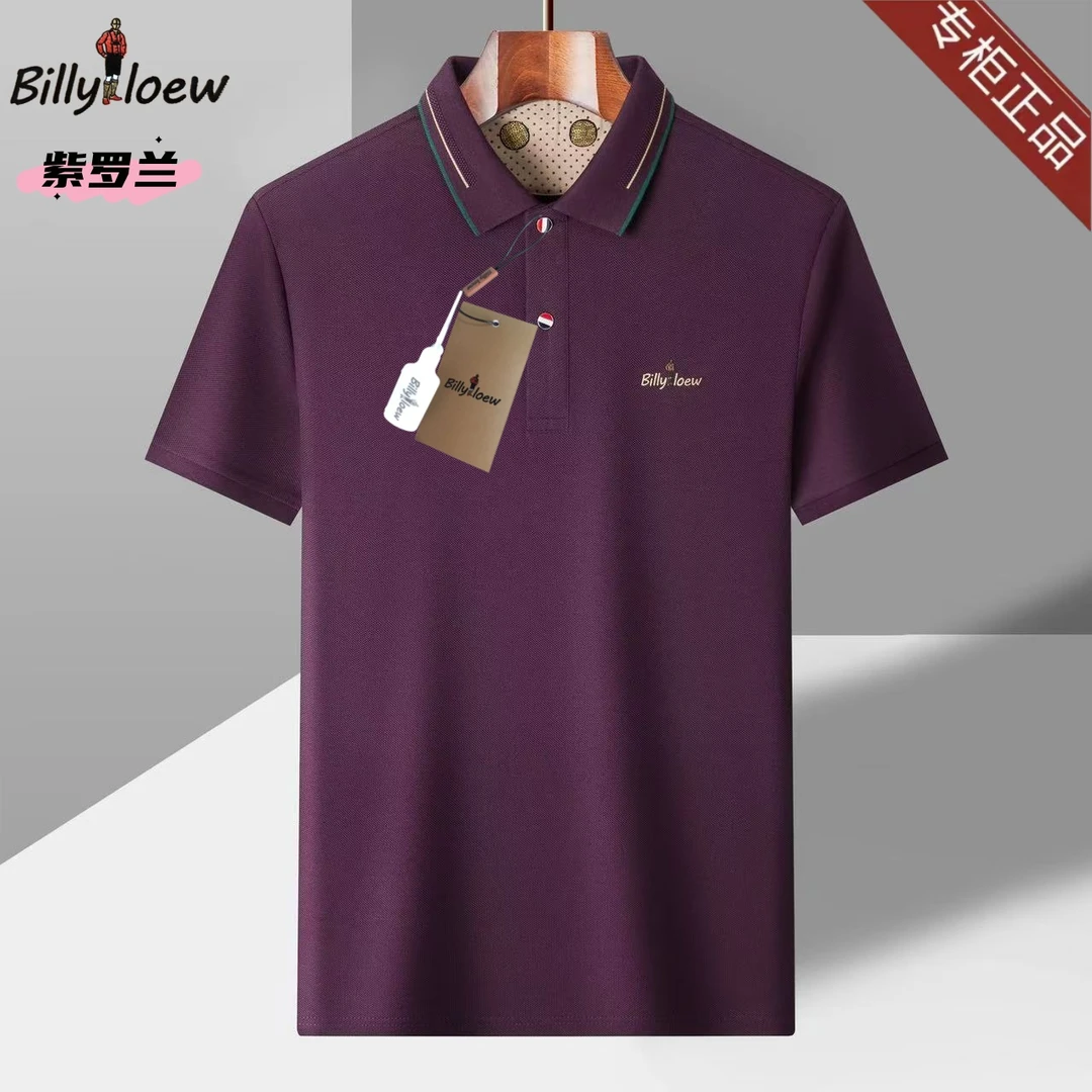 时尚休闲常规款短袖夏季t恤紫罗兰中国风Polo衫秋季