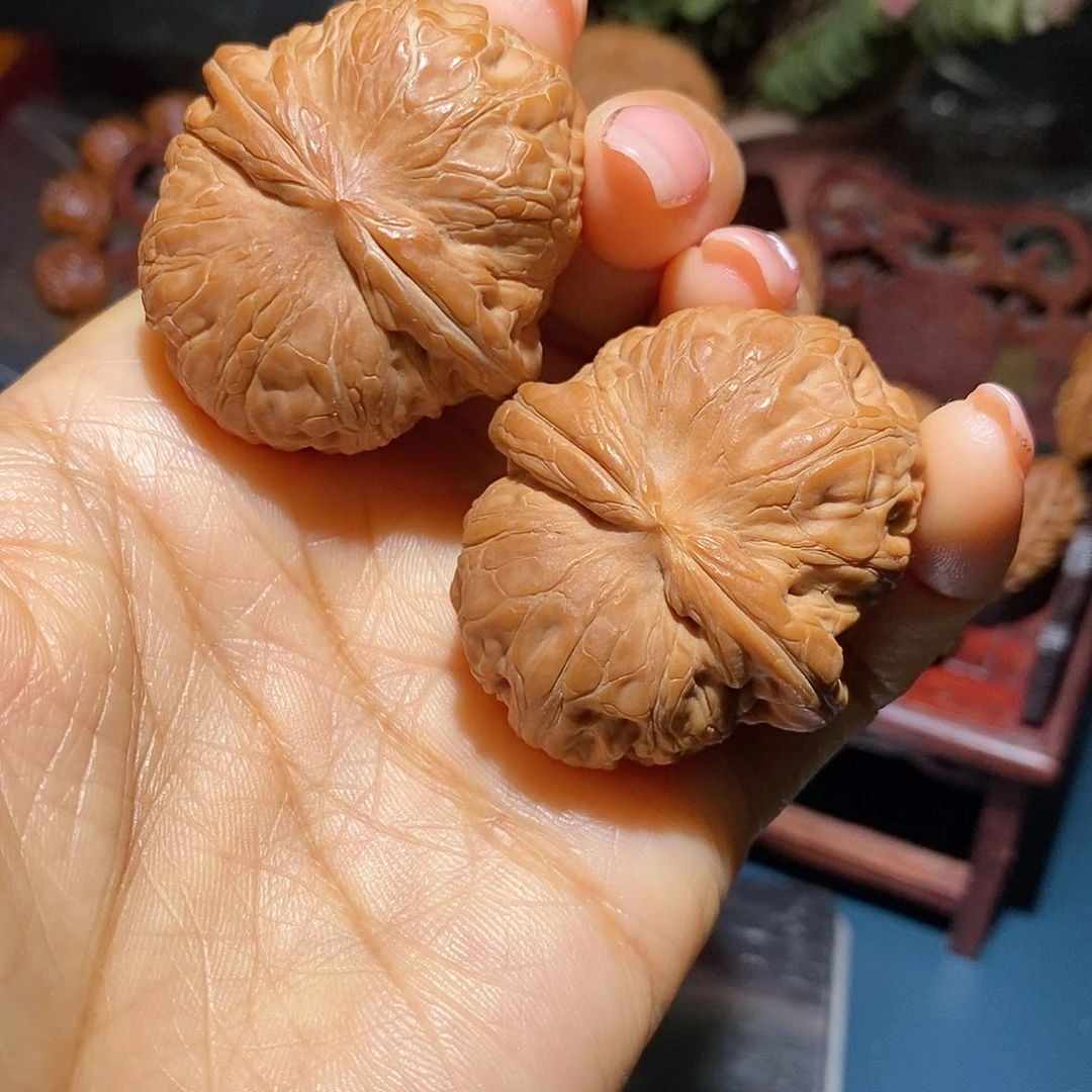 文玩核桃把件元宝42.5