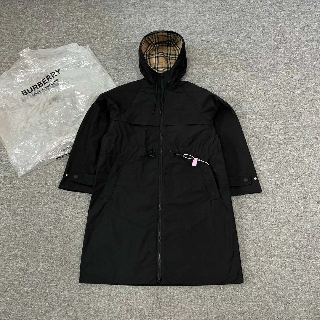 99新 BURBERRY/博柏利 Burberry  长款 风衣 冲锋衣 uk6