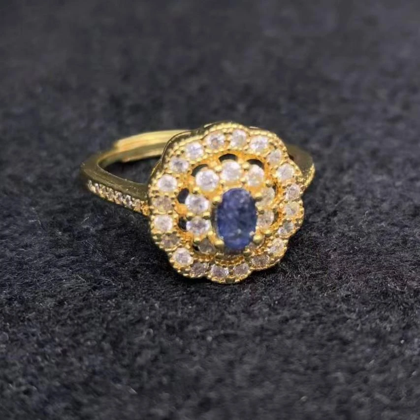 CT3391【任会长珠宝】皇家星光蓝宝石戒指-送礼佳品-多样性只发一件