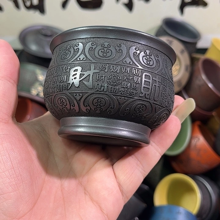 茶杯紫砂全手工紫砂主人杯