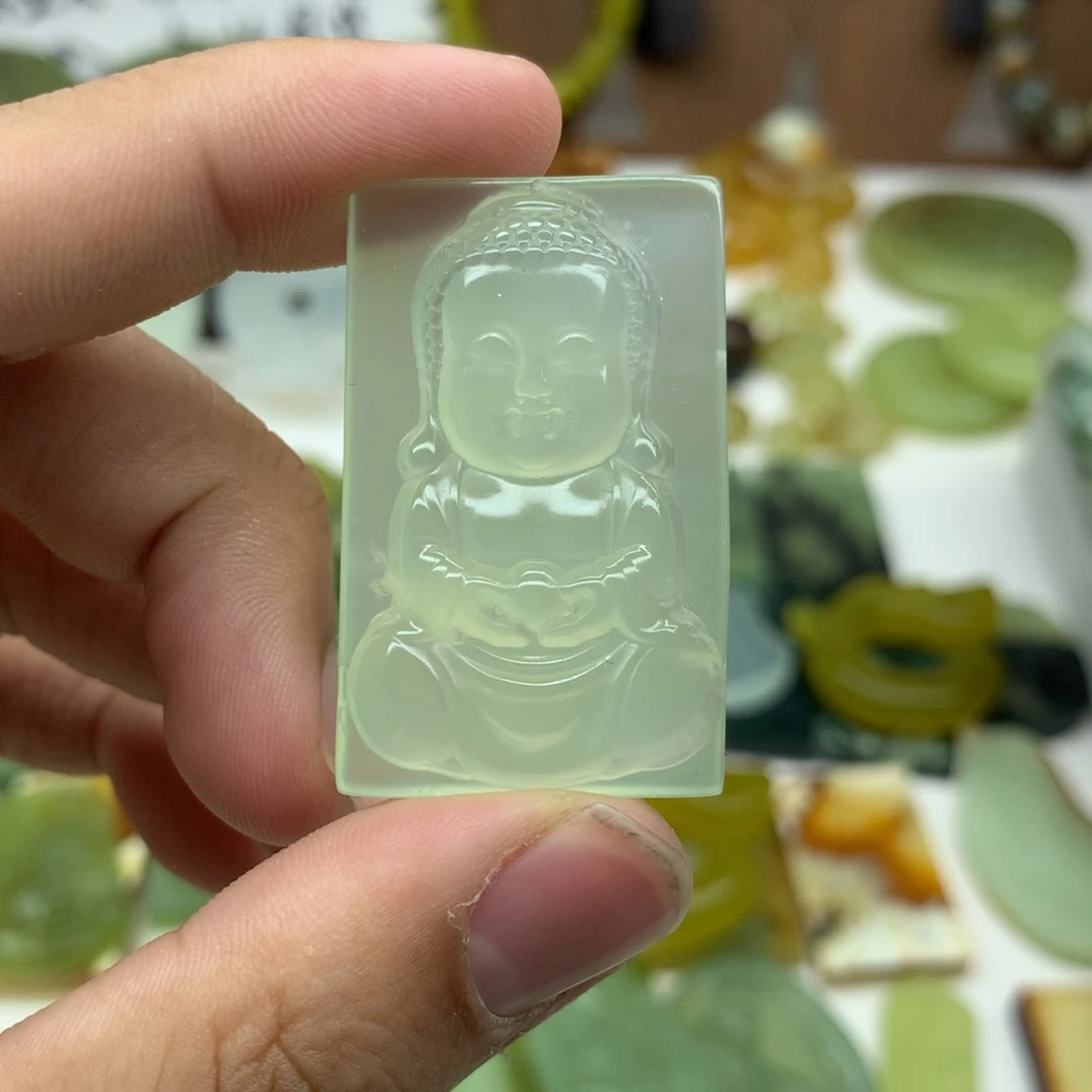 岫玉未镶嵌吊坠(不含链)