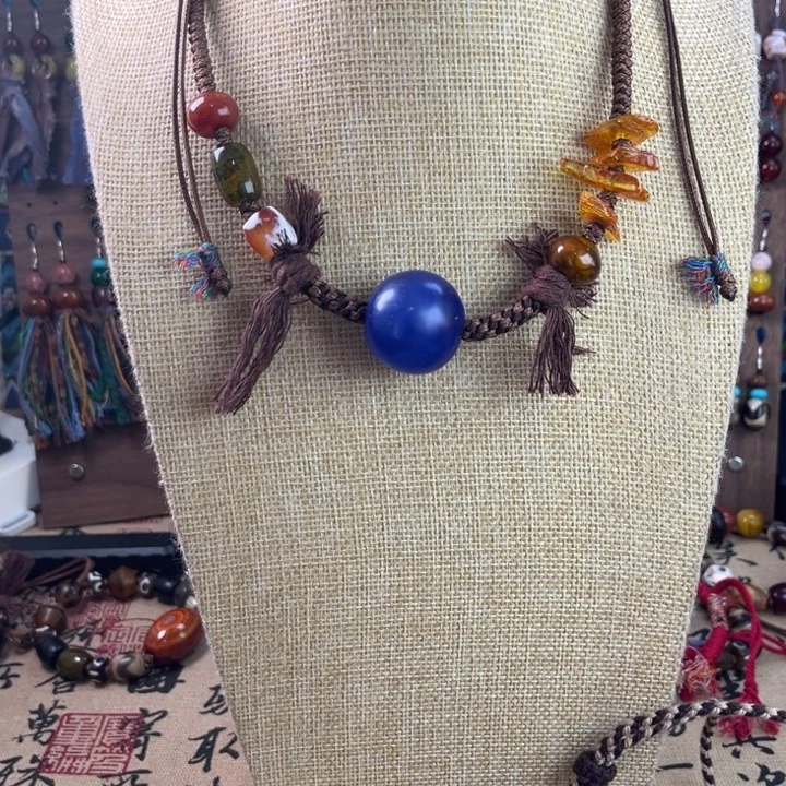 玛瑙/玉髓未镶嵌颈饰