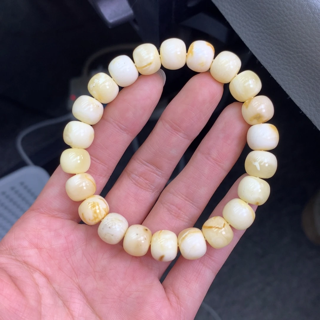 琥珀未镶嵌珠宝奇石10mm➕