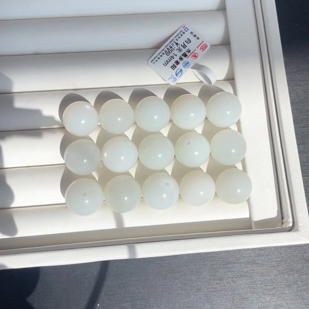 水晶手串未镶嵌14mm白月光单珠多样性发其一