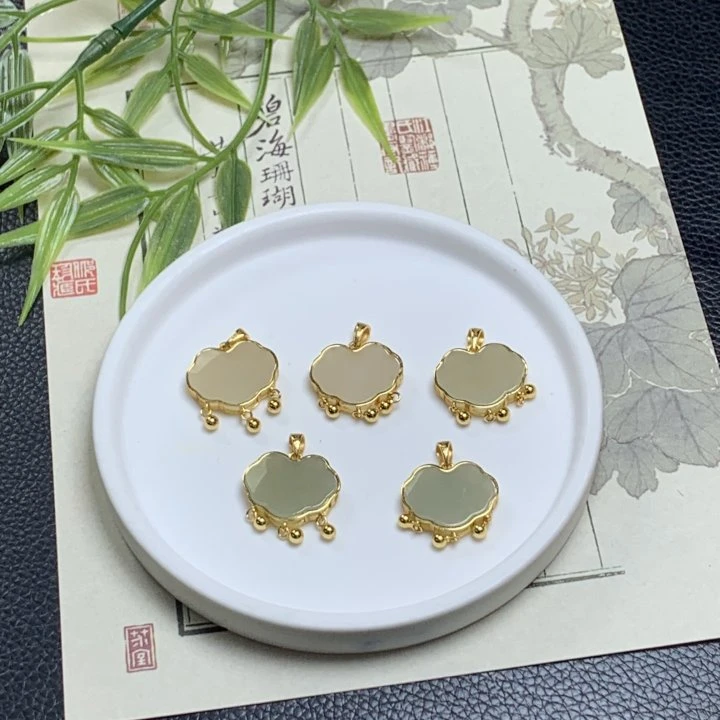 和田玉如意锁FL02@CP多样性发其一配绳